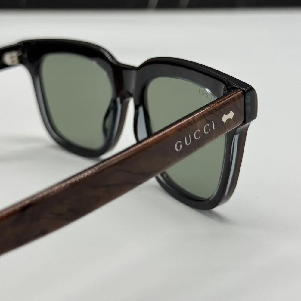 NEW GUCCI SUNGLASSES GG1523S 003 BROWN EYEWEAR